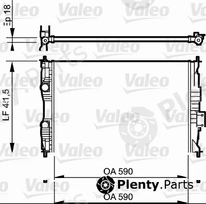 Valeo 735118 — Radiator, engine cooling