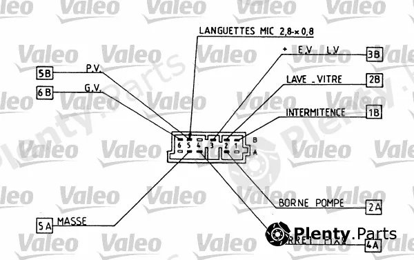 Valeo 251261 — Steering Column Switch