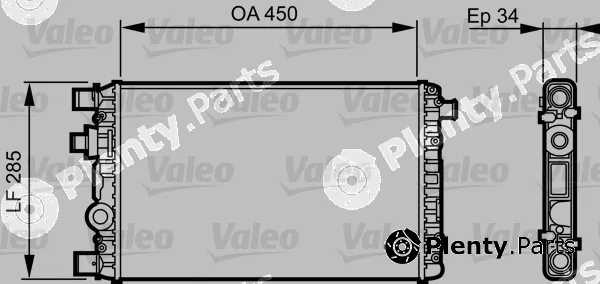 Valeo 732789 — Radiator, engine cooling