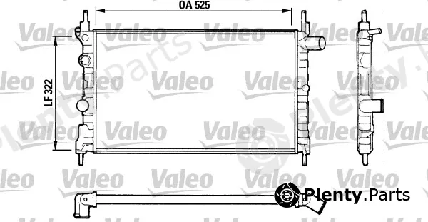 Valeo 883881 — Radiator, engine cooling