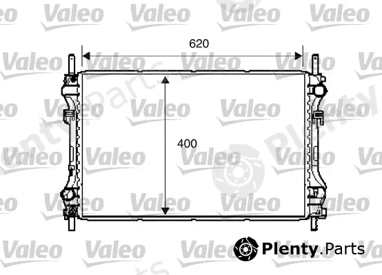 Valeo 734293 — Radiator, engine cooling
