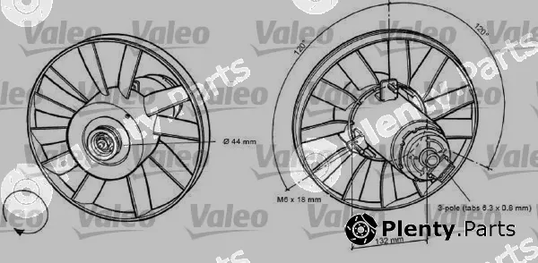 Valeo 698371 — Fan, engine cooling