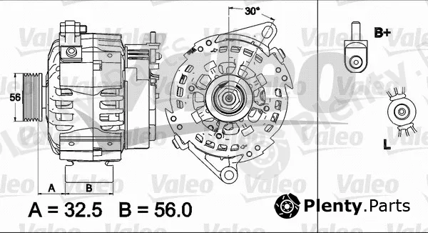 Valeo 437510 — Alternator VALEO RE-GEN REMANUFACTURED