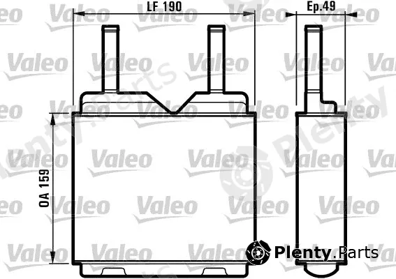 Valeo 812148 — Heat Exchanger, interior heating