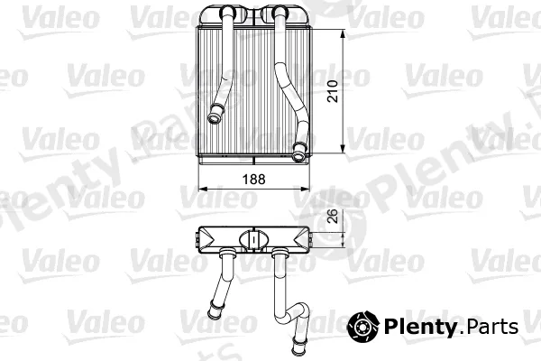 Valeo 811532 — Heat Exchanger, interior heating