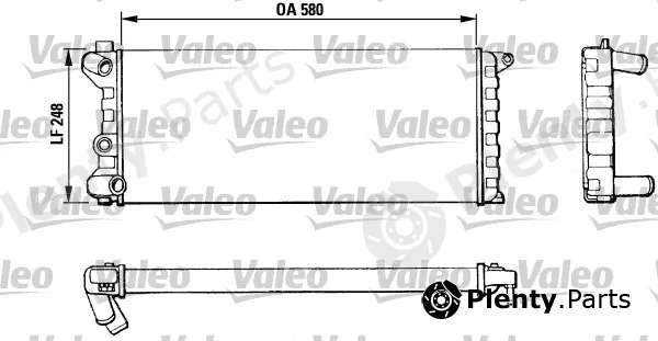 Valeo 811392 — Radiator, engine cooling
