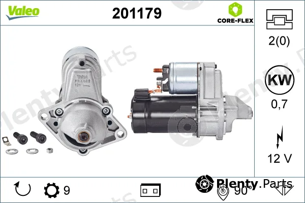 Valeo 201179 — Starter VALEO CORE-FLEX