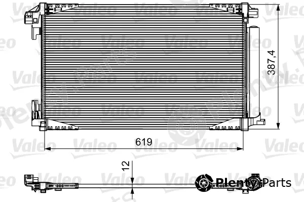Valeo 814027 — Condenser, air conditioning