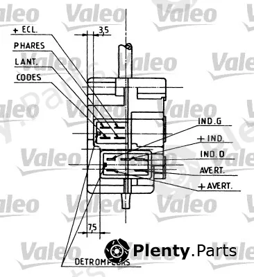 Valeo 251105 — Steering Column Switch ORIGINAL PART