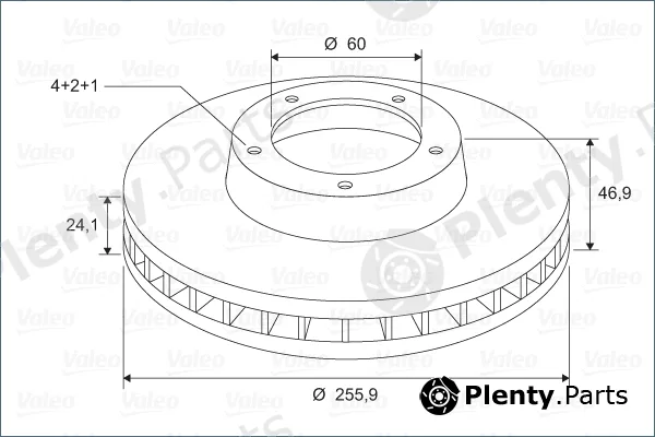 Valeo 297366 — Brake Disc