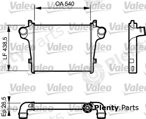 Valeo 818779 — Charge Air Cooler NEW ORIGINAL PART