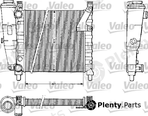 Valeo 883813 — Radiator, engine cooling