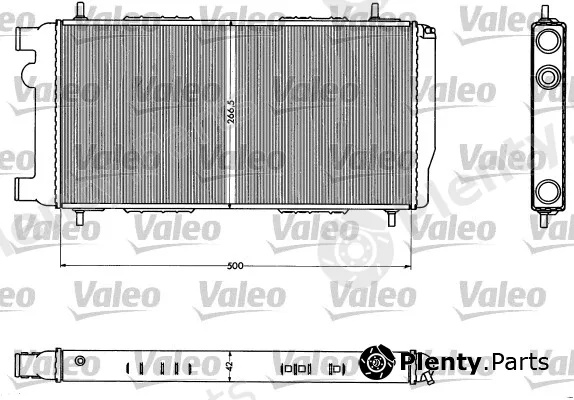 Valeo 883716 — Radiator, engine cooling