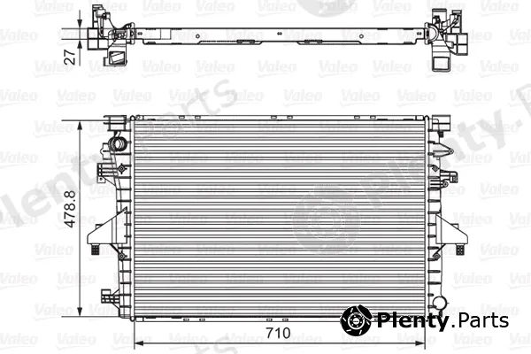 Valeo 701654 — Radiator, engine cooling
