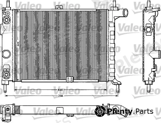 Valeo 883859 — Radiator, engine cooling