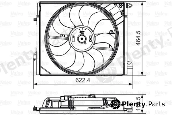 Valeo 696882 — Fan, engine cooling