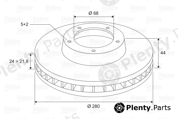Valeo 197192 — Brake Disc