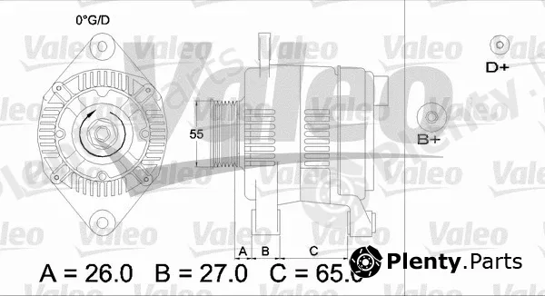 Valeo 436635 — Alternator VALEO RE-GEN REMANUFACTURED