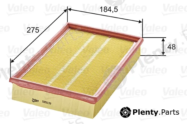 Valeo 585039 — Air Filter
