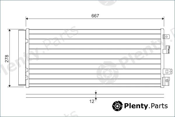 Valeo 822575 — Condenser, air conditioning