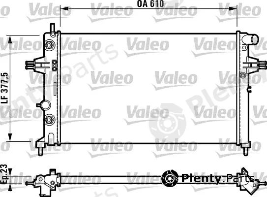 Valeo 732549 — Radiator, engine cooling
