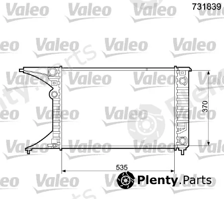 Valeo 731839 — Radiator, engine cooling