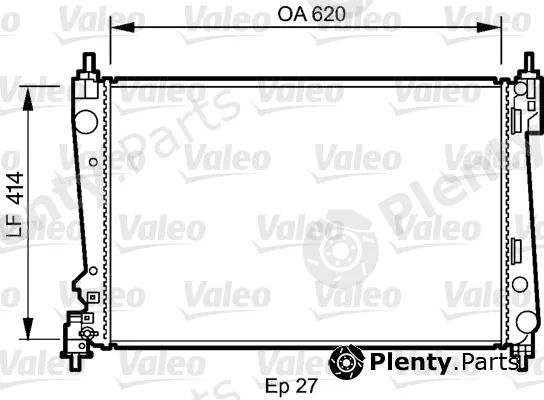Valeo 735041 — Radiator, engine cooling