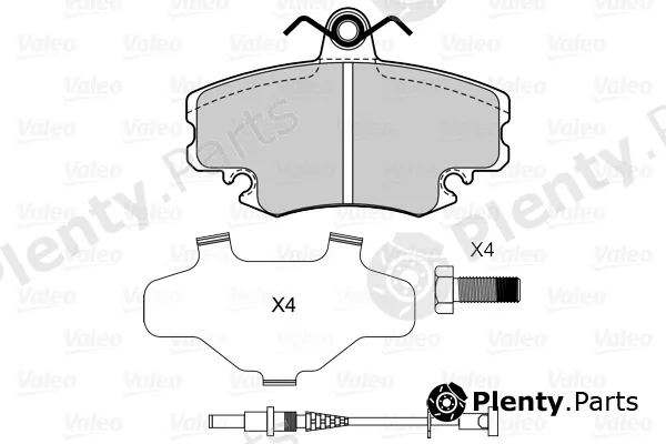 Valeo 601427 — Brake Pad Set, disc brake