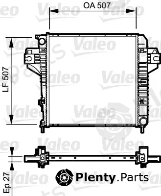 Valeo 735221 — Radiator, engine cooling