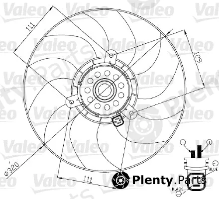 Valeo 696189 — Fan, engine cooling