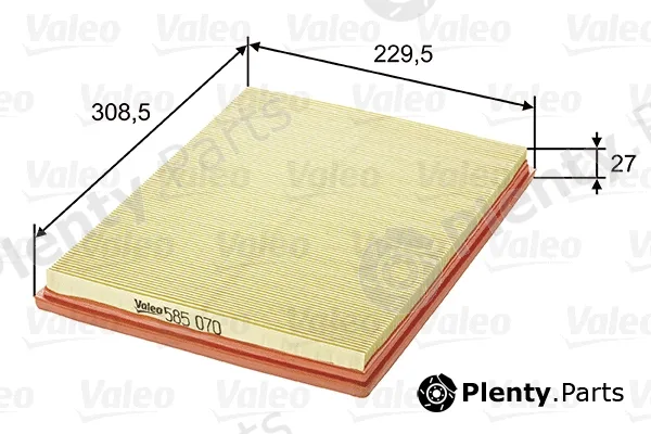 Valeo 585070 — Air Filter