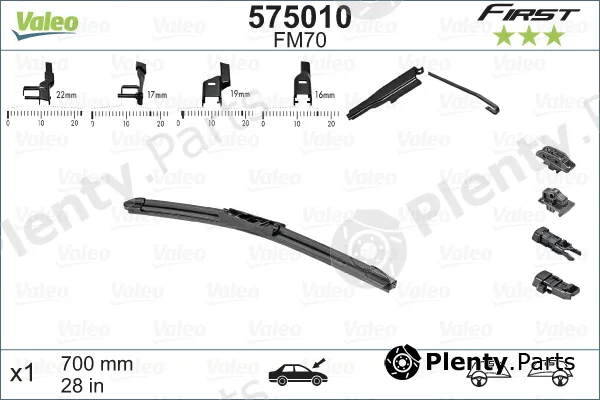 Valeo 575010 — Wiper Blade FIRST MULTICONNECTION