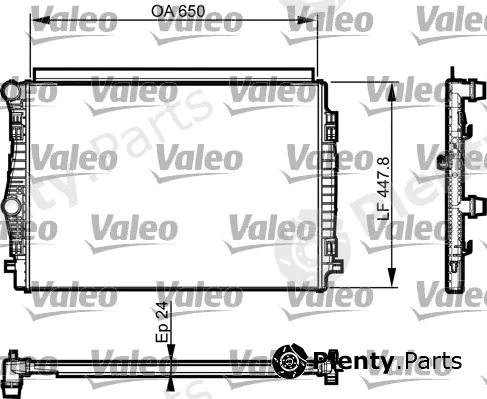 Valeo 735559 — Radiator, engine cooling