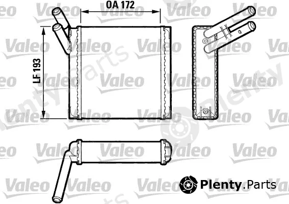 Valeo 883520 — Heat Exchanger, interior heating