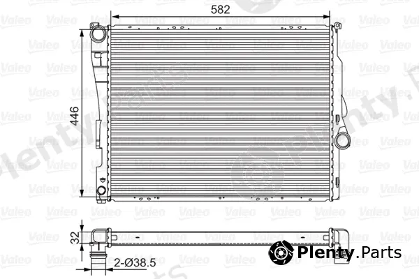 Valeo 701523 — Radiator, engine cooling