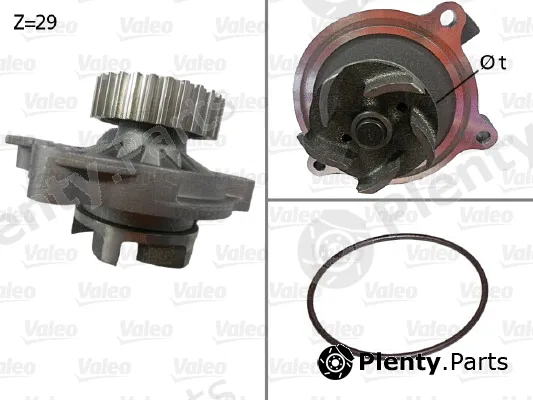 Valeo 506336 — Water Pump, engine cooling