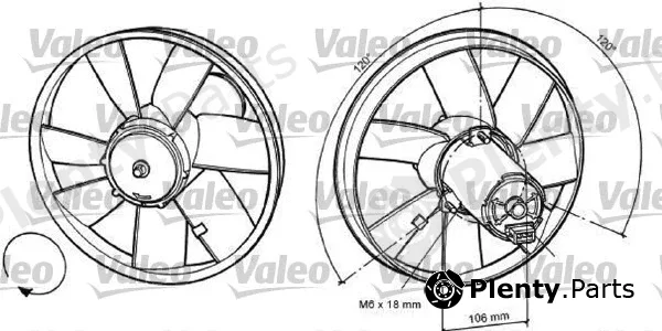 Valeo 698370 — Fan, engine cooling