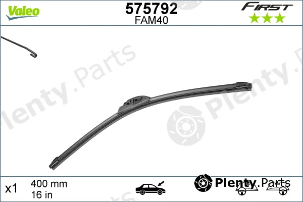 Valeo 575792 — Wiper Blade FIRST FLATBLADE AM