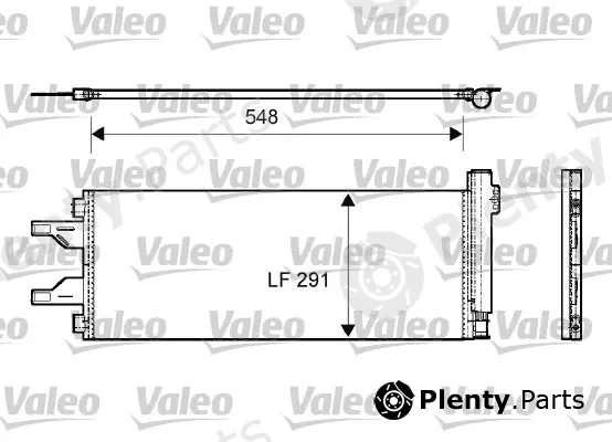 Valeo 814069 — Condenser, air conditioning