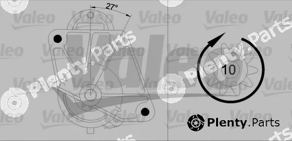 Valeo 455741 — Starter VALEO RE-GEN REMANUFACTURED