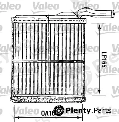 Valeo 812077 — Heat Exchanger, interior heating