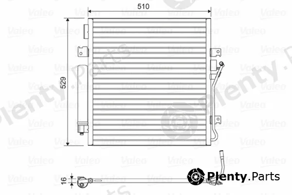 Valeo 814163 — Condenser, air conditioning