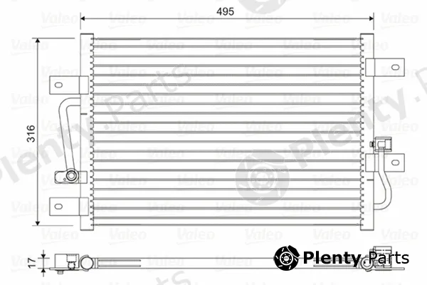 Valeo 814426 — Condenser, air conditioning