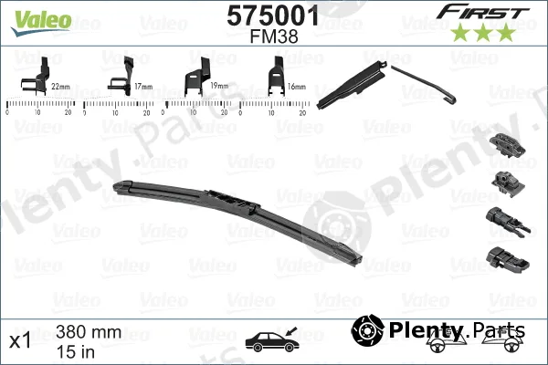 Valeo 575001 — Wiper Blade FIRST MULTICONNECTION