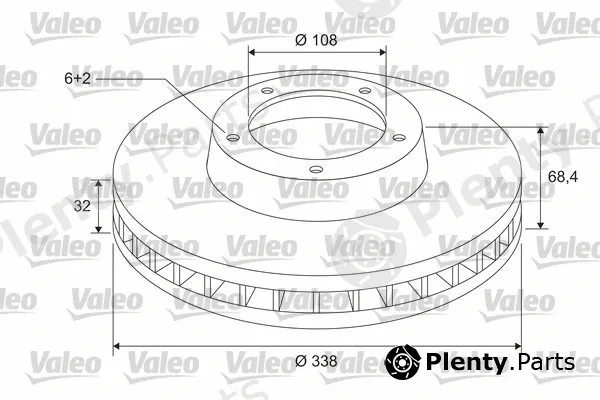 Valeo 185814 — Brake Disc