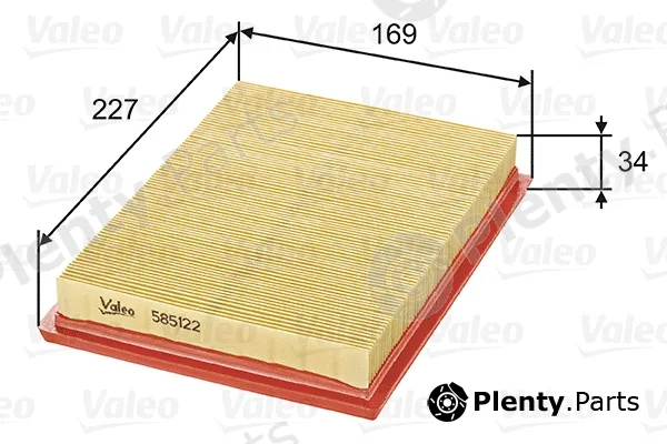 Valeo 585122 — Air Filter