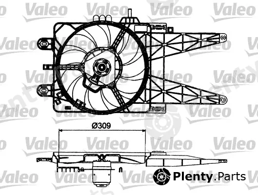 Valeo 698483 — Fan, engine cooling