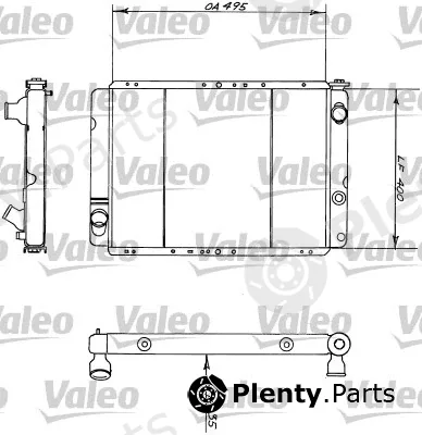Valeo 730394 — Radiator, engine cooling