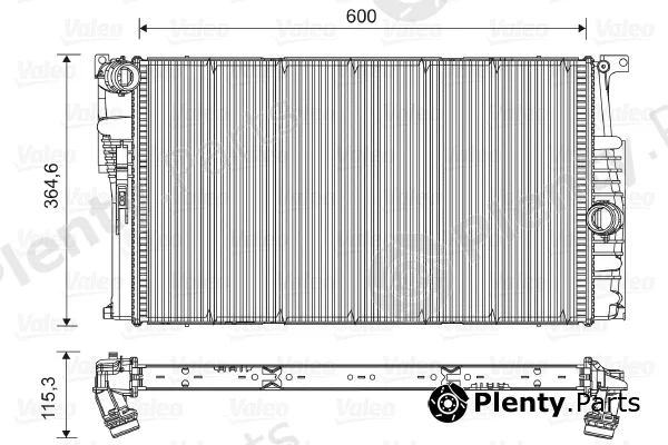 Valeo 735454 — Radiator, engine cooling