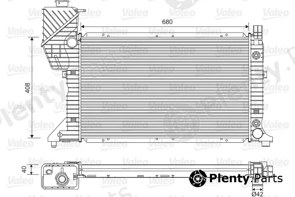 Valeo 732472 — Radiator, engine cooling